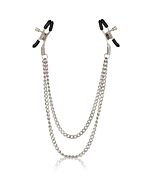 Pinzas para pezones con doble cadena