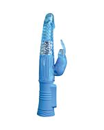 4play deluxe vibrador conejito rampante fino azul