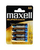 Maxell pila super alkaline aa lr6 blister*4