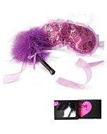 Kit plumero y mascara lila