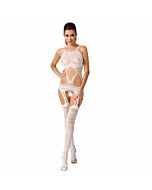 Passion woman bs047 bodystocking blanco talla unica