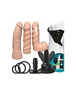Kit dual density ultraskyn vibrador para principiantes - vainilla