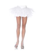 Leg avenue panties de red estilo industrial con glitter blanco-plata
