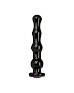 Unique plug anal de cristal negro
