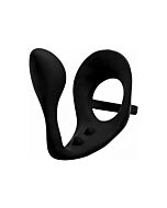 Excursion triple estimulador anal de silicona con anillo