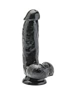 Pene Negro Realista 15cm