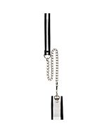 Bad romance collar esclavo translucido/metal
