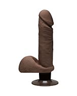The perfect d pene vibrador 18cm chocolate