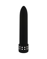 Diamond silk vibrador negro