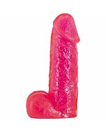 Pene realistico con testiculos - 15cm - rojo