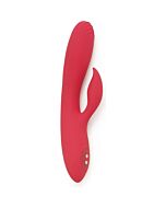 Intense conejito vibrador de silicona - rosa