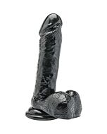 Pene Negro Realista 18cm