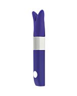 Estimulador con vibrador de viaje morado