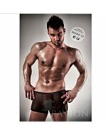 Boxer negro 025 transparente by passion men s/m