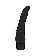 Vibrador Negro Suave Clásico.