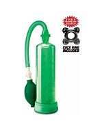 Pump worx bomba de ereccion silicona verde
