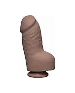Fat d - pene realístico ultraskyn 20cm - caramelo
