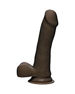 Dildo delgado ultraskyn 16.50 cm  - marrón