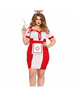 Leg avenue disfraz enfermera talla grande 1x/2x