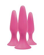 Sliders kit plug 4pc rosa