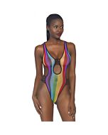 Body de tirantes red - arco iris