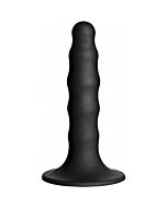 Vac-u-lock dildo silicona ondulado