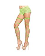 Leg avenue set de liguero con cintas verde