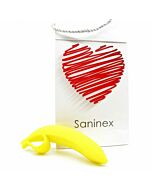 Saninex dildo banana orgasmic fantasy color amarillo