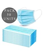 Mascarillas higienicas 3 capas covid -19-  50 unidades