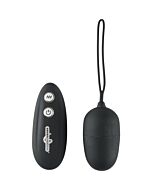 Huevo vibrador con control remoto - negro