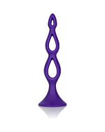 Triple probe plug anal silicona - morado