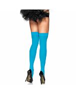 Leg avenue medias opacas de nylon azul neon