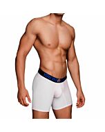 Macho - ms077 boxer deportivo largo blanco talla s
