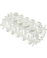 Super stretchy funda texturada para pene transparente