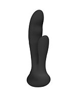 Punto g y clitorial vibrador flair negro