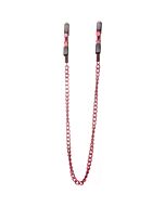 Ouch pinzas ajustables para pezones rojo