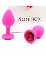 Saninex plug intense orgasmic anal sex color rosa
