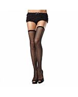 Leg avenue medias de red pequeña con elastico superior