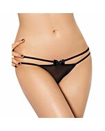 Queen lingerie panties con doble tiranta y lacito s/m