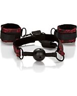 Scandal kit de esposas con mordaza