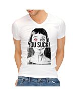 Camiseta divertida you suck