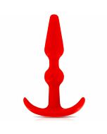 Smiling anal plug red 35"