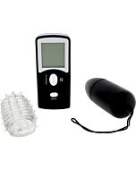 Bala vibradora control remoto negro