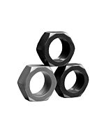 Kit 3 anillos pene silicona