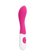 Bend vibrador silicona rosa