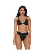 Ring me up bodychain plateado