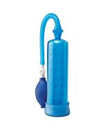 Pump worx bomba de ereccion silicona azul