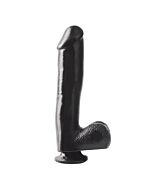 Basix rubber works pene 24 cm negro