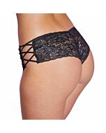 Queen lingerie panties entrelazado lateral s/m
