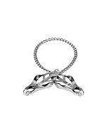 Clover nipple clamp with chain